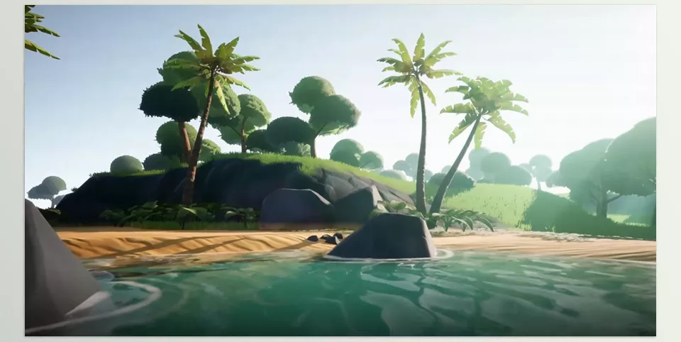 LUSH Stylized Environment Set - Customizable Landscape Material