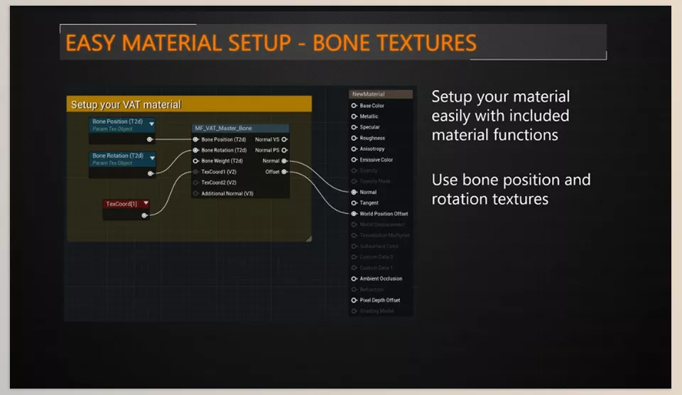 Vertex Animation Manager - You can easily set up your Blueprint actors and attach components by utilizing sockets.