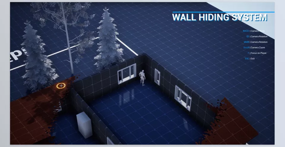 Wall Hiding System - This asset is specifically tailored for top-down games.