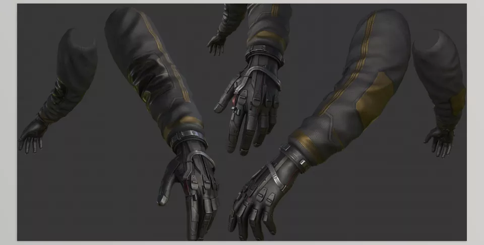 Unreal Engine - SMG2 - Sci-fi hands included