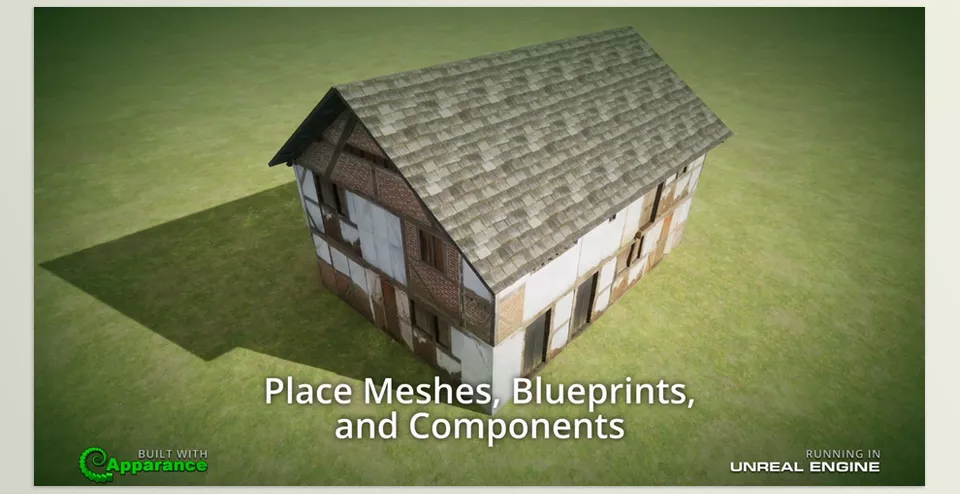 Apparance Procedural Generation System - Control the placement of meshes, blueprints, components, and their properties.