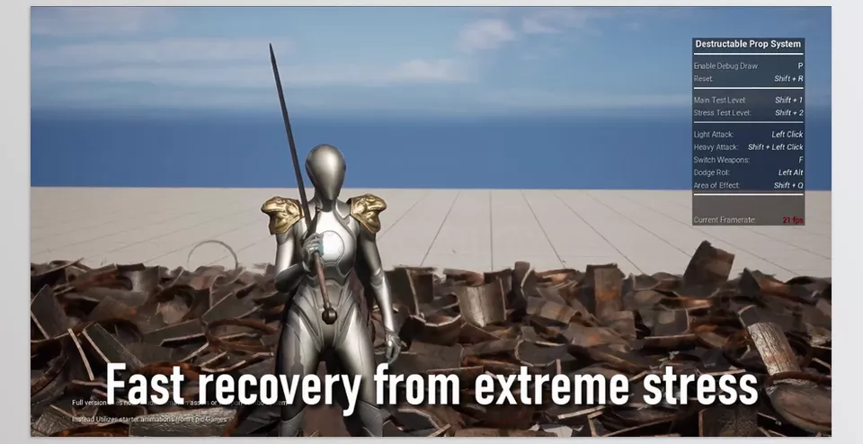 Chaos Prop Destruction System - Fast Recovery from extreme stress