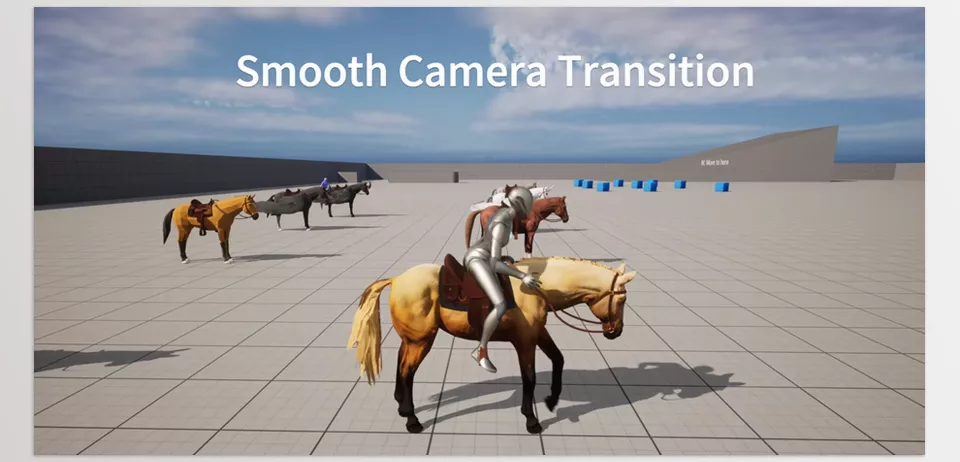 Advanced Riding Locomotion System - Smooth camera transition.