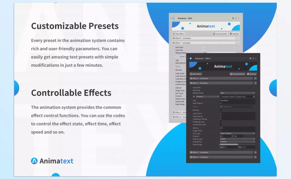 Animatext - Flexible character combinations