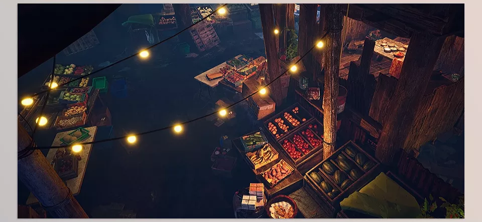 Modular Night Market - Rich Asset Library