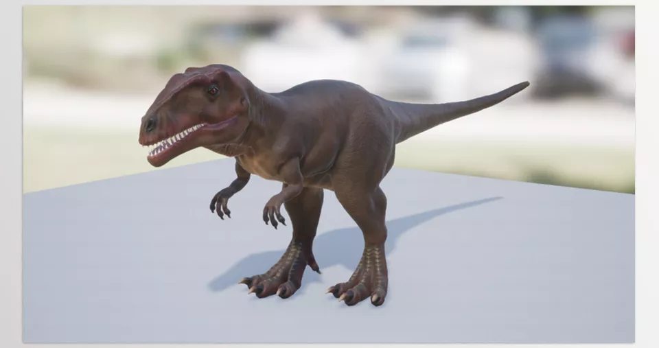 Unreal Engine - Giganotosaurus - Extensive animation set