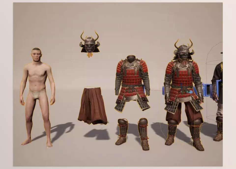 Asian Armour - Modular Customization