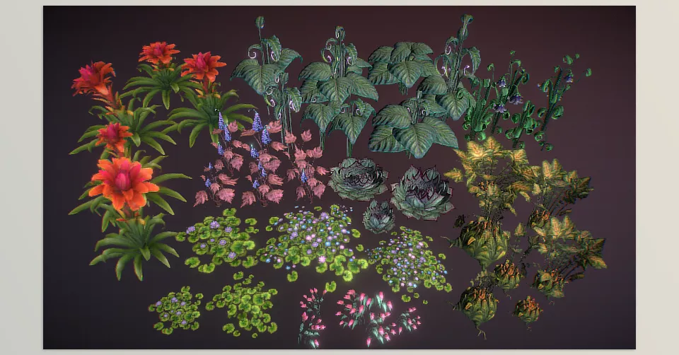 Unreal Engine - Fantasy plants - A variety of fantasy plants to enhance your project.