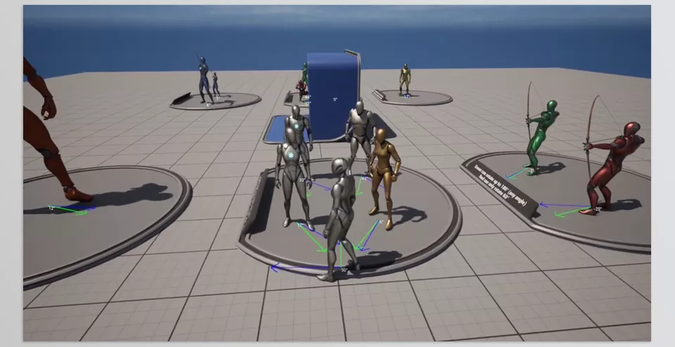 Procedural Turn in Place Manual - Generates IK-based turn-in-place animations to rotate humanoid characters at any desired angle.