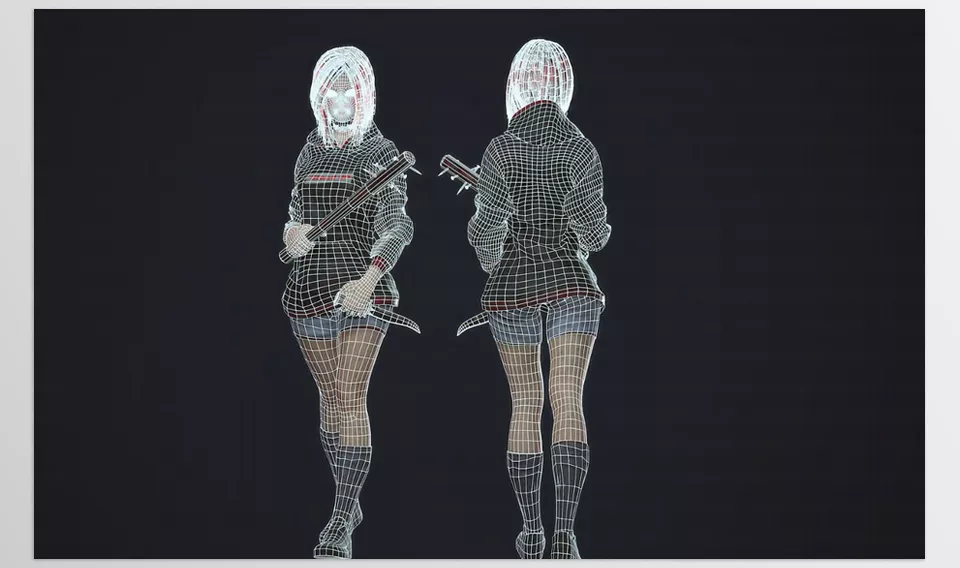 Survivor Girl 3 - PBR Textures