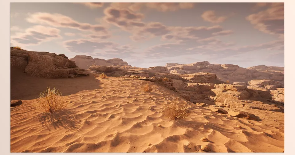 Rocky Desert - Dynamic Atmosphere