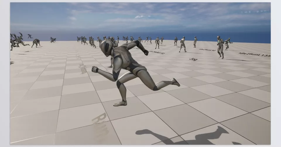 Toon Movement Animation Set - Walk and Jog animations are styled more realistically to match modern cinematic style