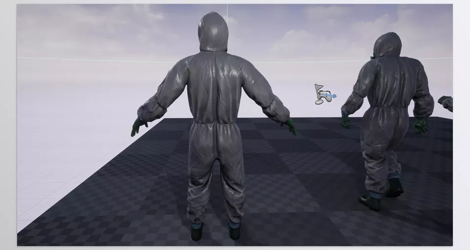 Unreal Engine - Protective Suit - Ideal for minor characters