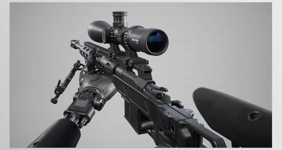 Unreal Engine - Precision Sniper Rifle - Extensive animations for realistic behavior