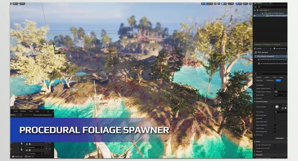 Hyper Interactive Foliage