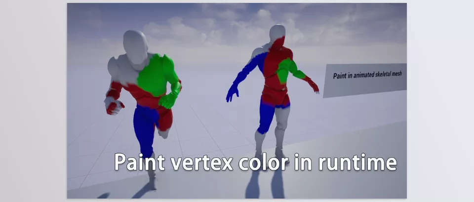 Unreal Engine – Runtime Vertex Painter Download for UE (4.26-4.27, 5.0-5.4)