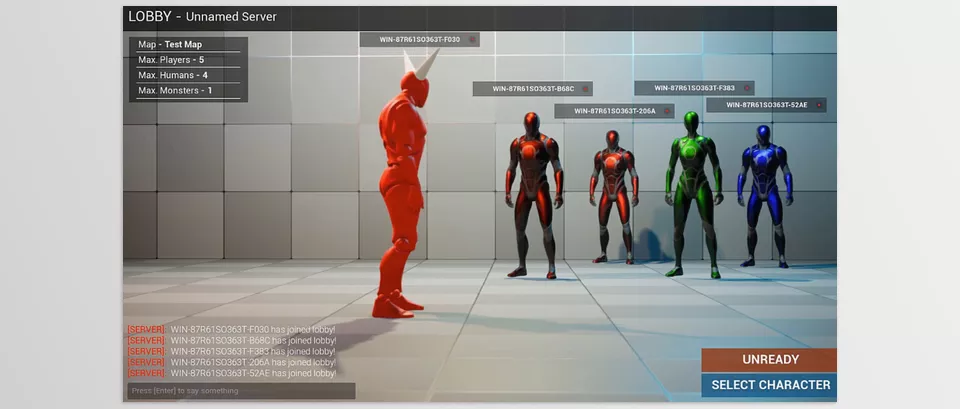 Unreal Engine – Asymmetric Multiplayer Horror Download for UE (5.0-5.4)