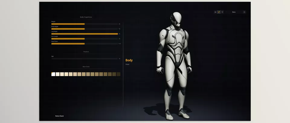 Unreal Engine – Ultimate Character Customization v5.3 Download for UE (4.26-4.27, 5.0-5.4)