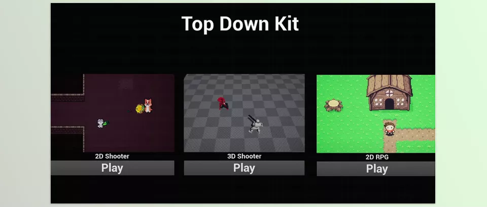 Unreal Engine – Top Down Kit Download For UE (4.25-4.27, 5.0-5.4)