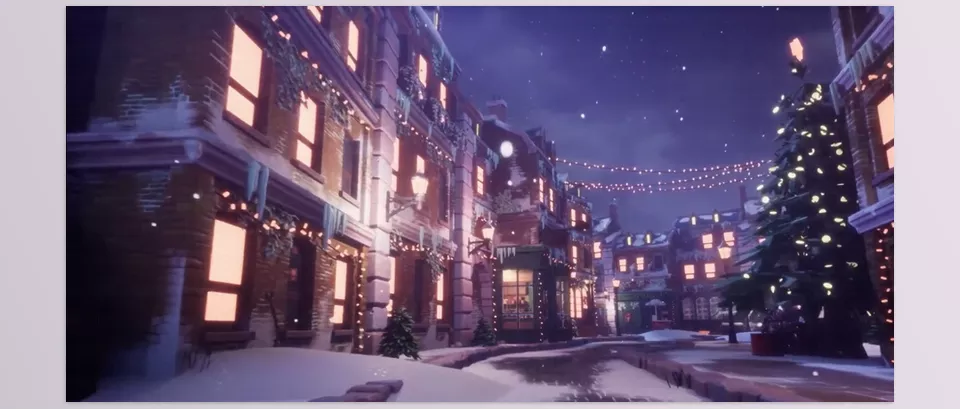 Unreal Engine – Stylized Christmas Town Download v4.27 For UE (4.26-4.27, 5.0-5.5)