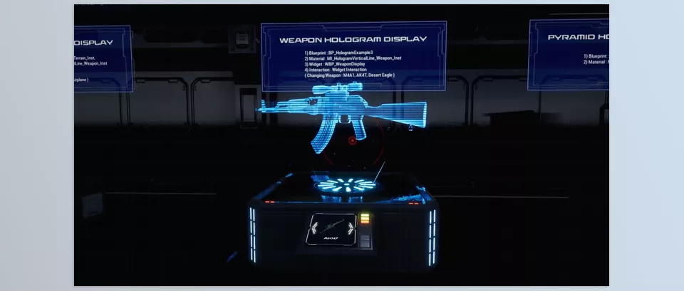 Unreal Engine – Hologram Display Pack v4.27 Download For UE (4.20-4.27, 5.0-5.4)