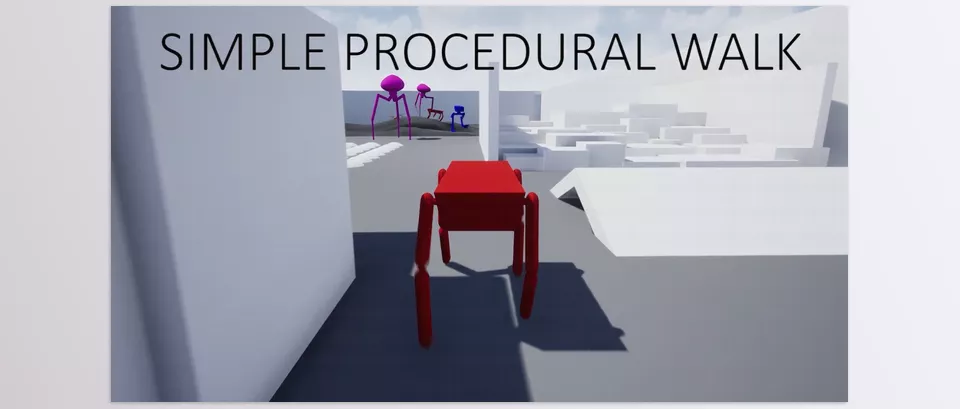 Unreal Engine – Simple Procedural Walk Download v5.3 For UE (4.25-4.27, 5.0-5.5)