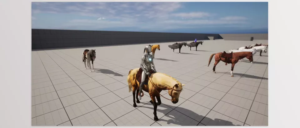 Unreal Engine – Advanced Riding Locomotion System Download v1.5.1 For UE (4.26-4.27, 5.0-5.5)