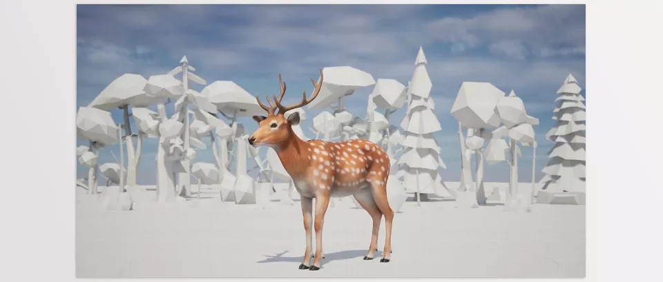 Unreal Engine – Deer Family Download v5.1 For UE (5.1-5.4)