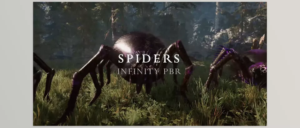 Unreal Engine – Spiders Download for UE (4.24-4.27, 5.0-5.3)