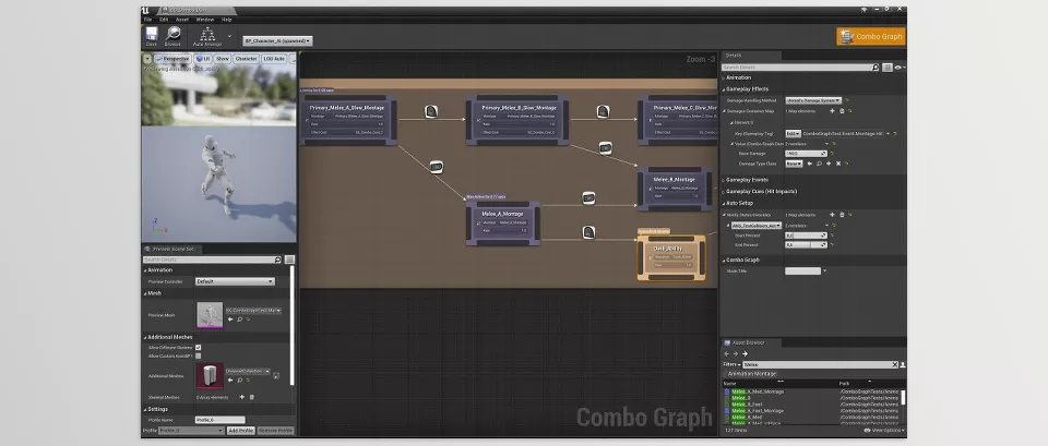 Unreal Engine – Combo Graph Download for UE (4.26-4.27, 5.0-5.6)