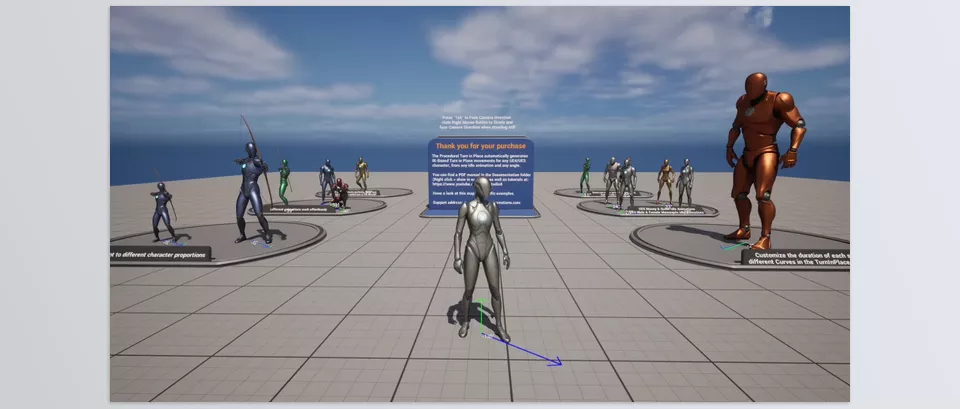 Unreal Engine – Procedural Turn in Place System Download for UE (5.0-5.4)