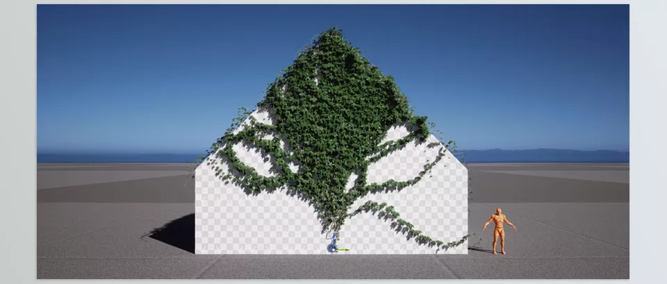 Unreal Engine – Crazy Ivy Generator Procedural Ivy and Vine Plugin Download for UE (4.27, 5.0-5.4) (Auto Grow Plants In Editor)