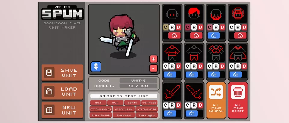 Unity Assets – 2D Pixel Unit Maker SPUM Download v1.7.5