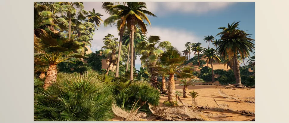 Unreal Engine – Palms Tree All Selection Download For UE (4.26-4.27, 5.0-5.4)