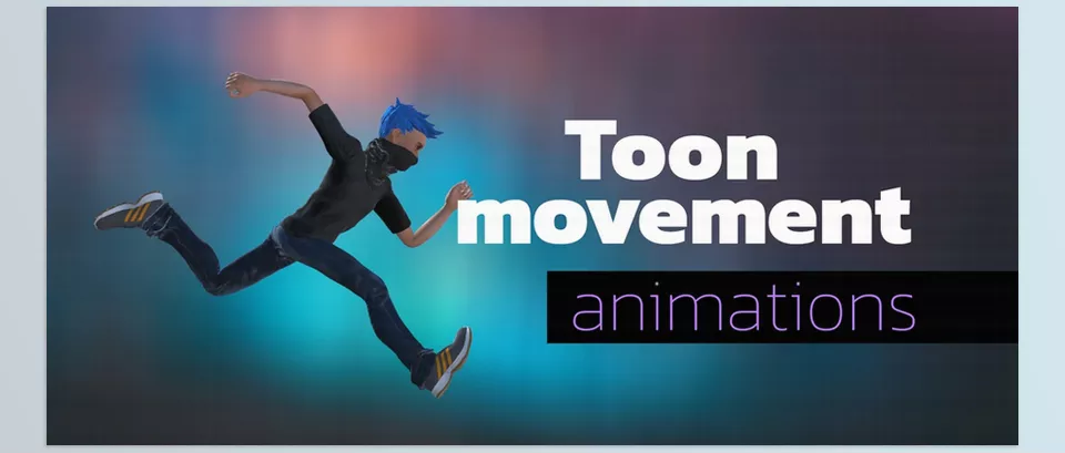 Unreal Engine – Toon Movement Animation Set Download For UE (5.0-5.4)