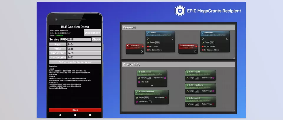 Unreal Engine – BLE Utilities V2 Download v2.0.9 For UE (5.2+)