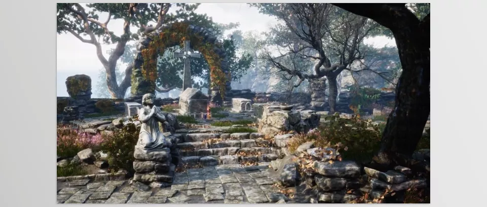 Unreal Engine – Graveyard and Nature Set Download for UE (4.15-4.27, 5.0-5.4)