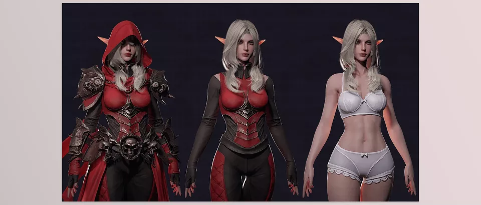 Unreal Engine – Death Archer Girl Morgana Download for UE (4.24-4.27, 5.0-5.4)