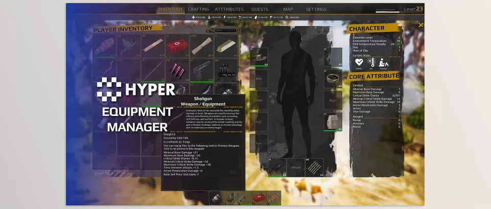 Unreal Engine – Hyper Equipment Manager Download v2 for UE (5.1)