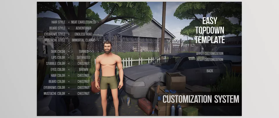 Unreal Engine – Easy TopDown Template – Survival Action Shooter RPG Download v1.1 for UE (5.5)
