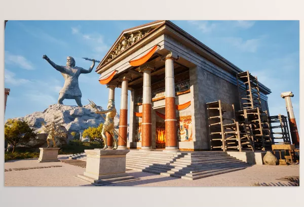 Unreal Engine – Greek Island v5.3 Download for UE (4.26-4.27, 5.0-5.4)