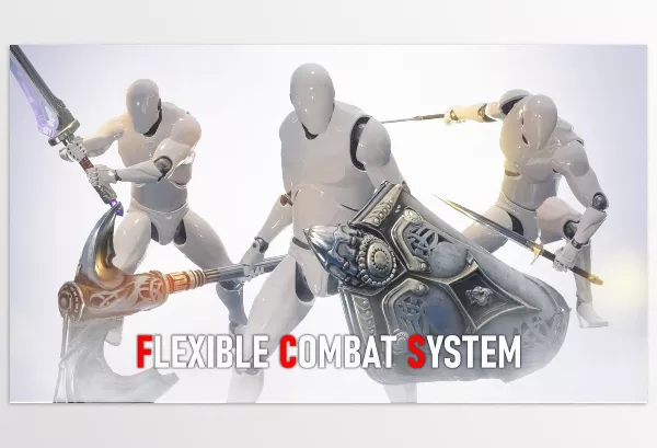 Unreal Engine – Flexible Combat System – Basic Download v5.3 for UE (4.27, 5.0-5.5)