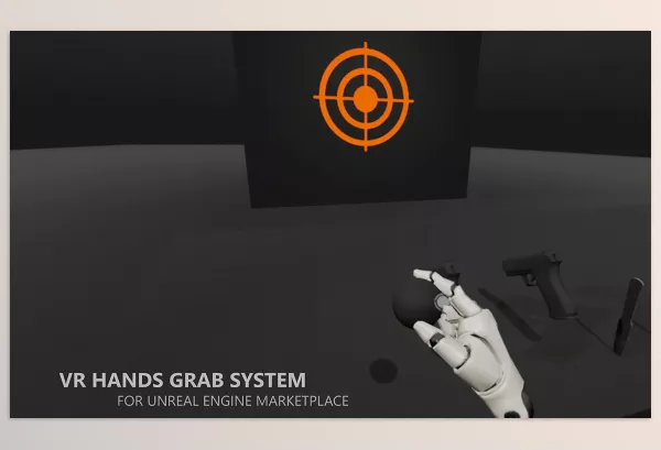 Unreal Engine – VR Hands Grab System Download for UE (4.26-4.27, 5.4-5.5)