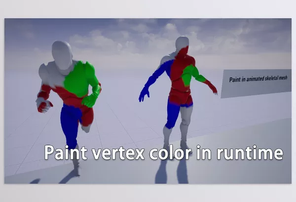 Unreal Engine – Runtime Vertex Painter Download for UE (4.26-4.27, 5.0-5.4)