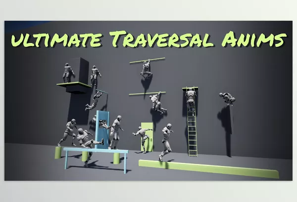 Unreal Engine – Ultimate Traversal Anims Download For UE (4.25+)