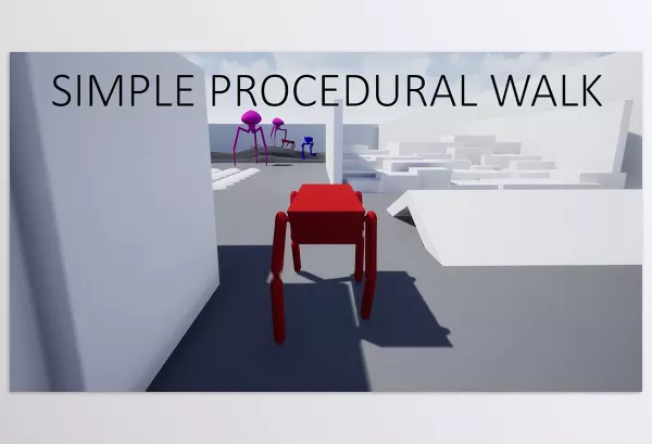 Unreal Engine – Simple Procedural Walk Download v5.3 For UE (4.25-4.27, 5.0-5.5)