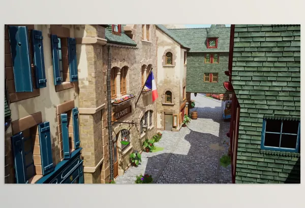 Unreal Engine – Stylized Town Download for UE (4.25-4.27, 5.0-5.4) – Medieval Town, Fantasy Town, Modular Town