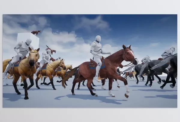 Unreal Engine – Horse Animset Download for UE (4.27, 5.0-5.4)