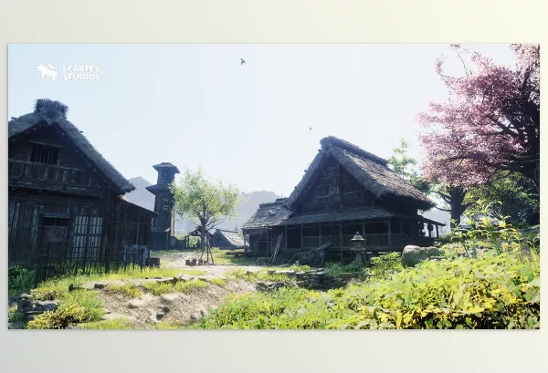 Unreal Engine – Feudal Japanese Village Environment Download for UE (5.0+) – Japan Medieval Shogun Modular Realistic