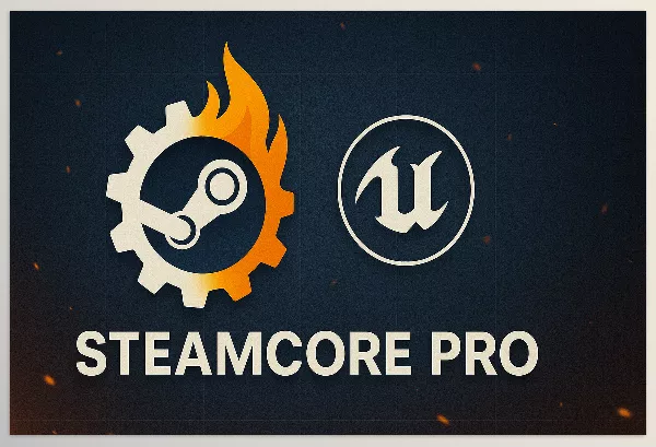 Unreal Engine – SteamCore PRO Download v1.0.6.6 For UE (5.3, 5.5, 5.6)